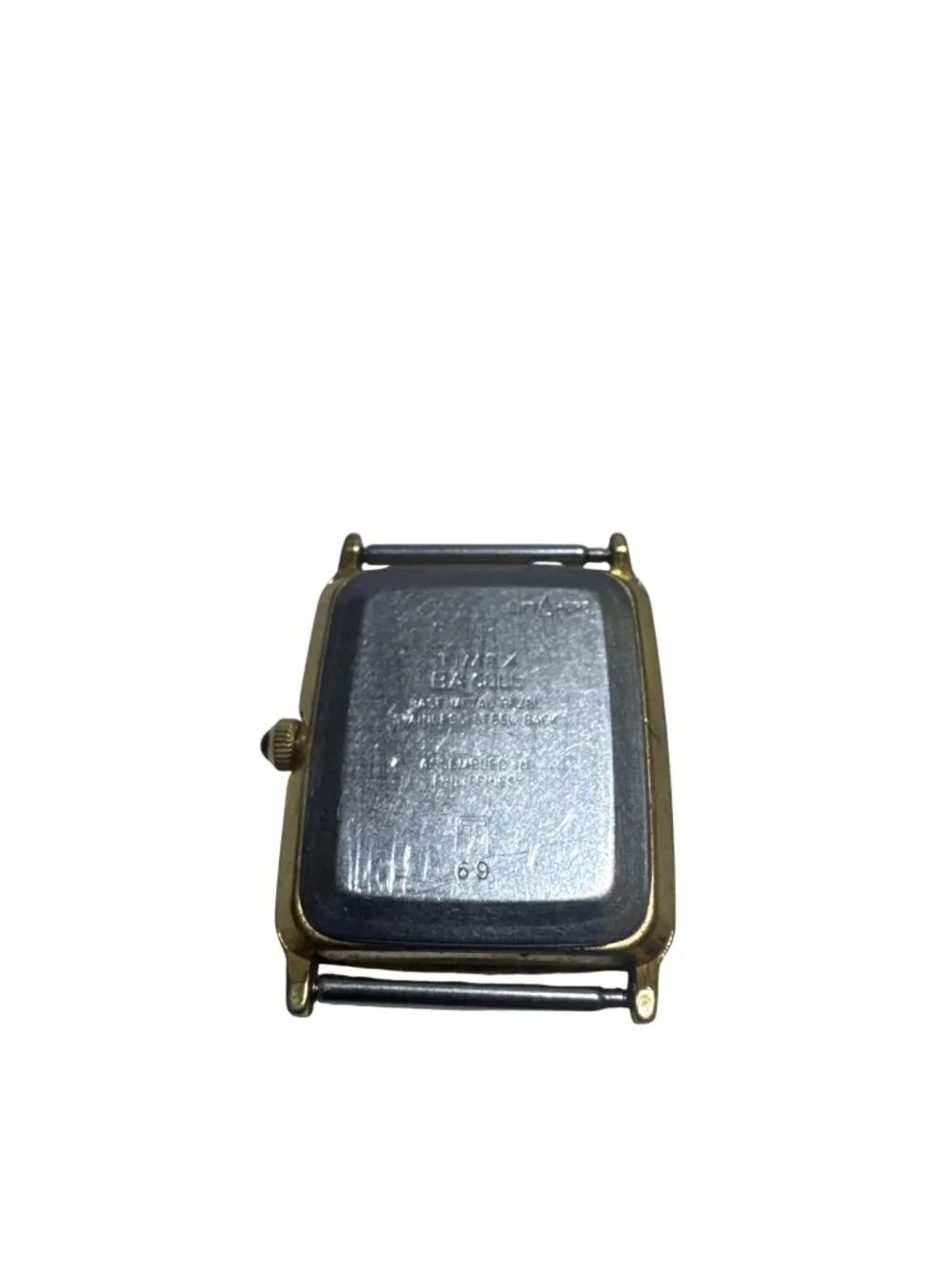 Timex Bacell Quartz Gold Square Watch Face Assembly Philippines Stainless Steel